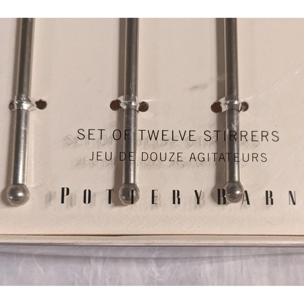 New Pottery Barn Zodiac Swizzle Sticks Astrology Set Cocktail Stirrers Horoscope